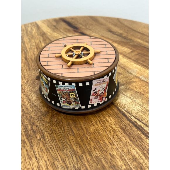 Disney Mickey Mouse Steamboat Willie Mini Action Musical Figurine - Picture 6 of 6